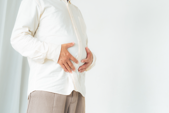 生活習慣病に悩む男性